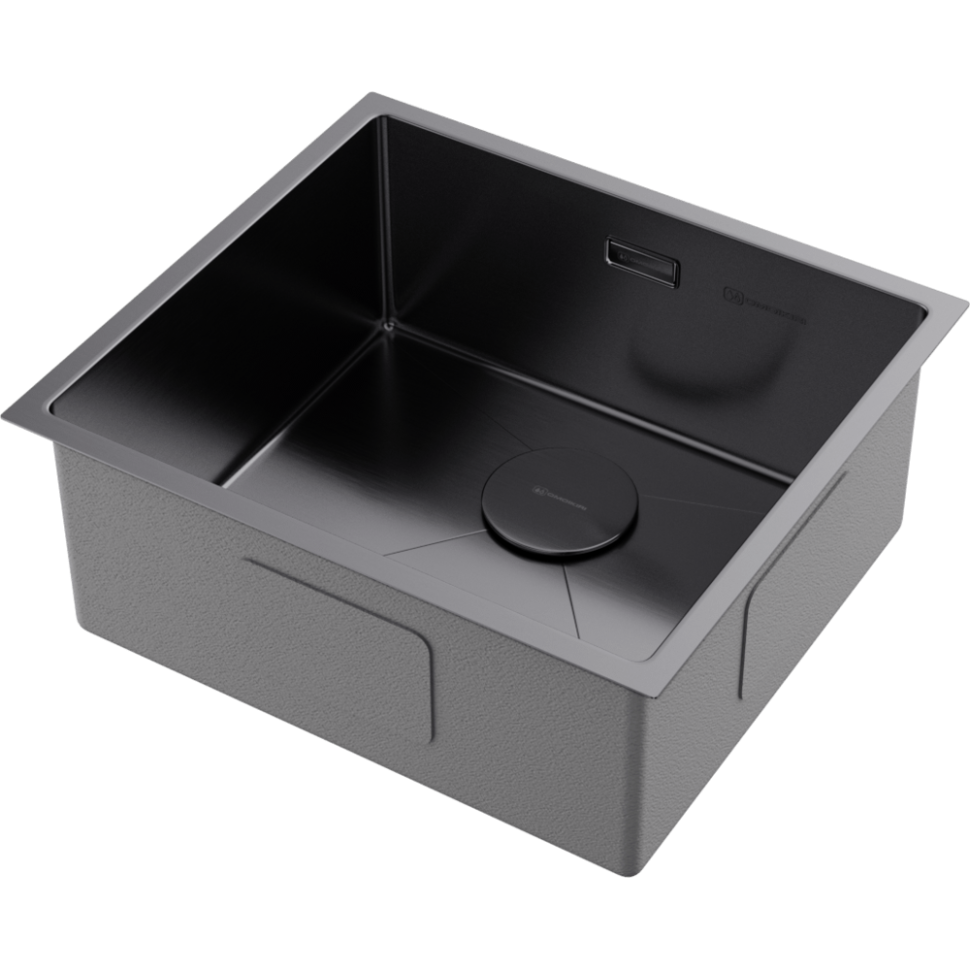 Кухонная мойка Omoikiri Taki 49-U/IF-GM нерж. сталь/вороненая сталь