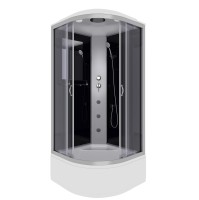 Душевая кабина Niagara Classic NG-2509-14G (100х100х215) высокий поддон(40см),стекло тонированное,4 места