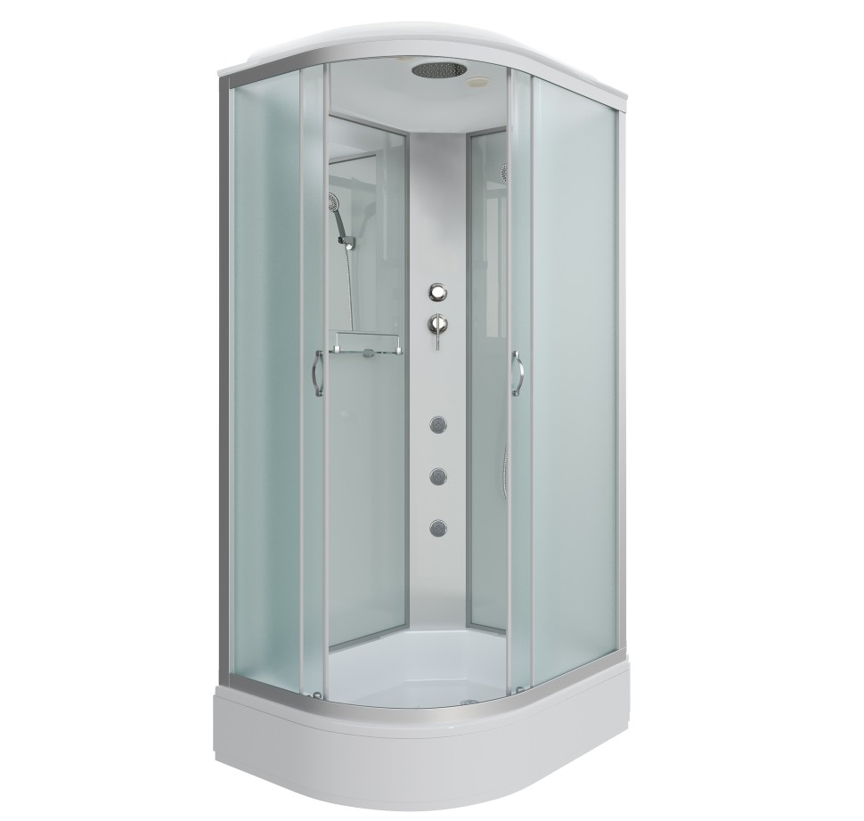 Душевая кабина Niagara Classic NG-33084-14RG (100х80х215) средний поддон(26см),стекло матовое,4 места