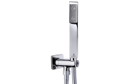 Душевой комплект BOSSINI Cube CB4004C.030 с фиксированным держателем, цвет хром  