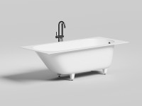 Ванна встраиваемая ORNELLA 180x80 покраска по RAL полностью S-Sense Матовое