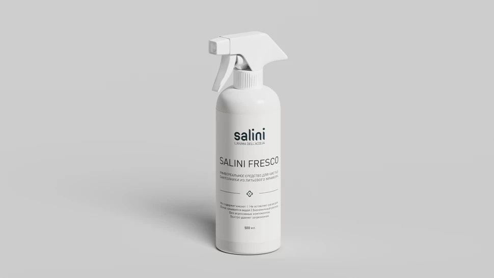 Универсальное средство для чистки сантехники из литьевого мрамора SALINI ФРЕСКО, 500мм 1905001