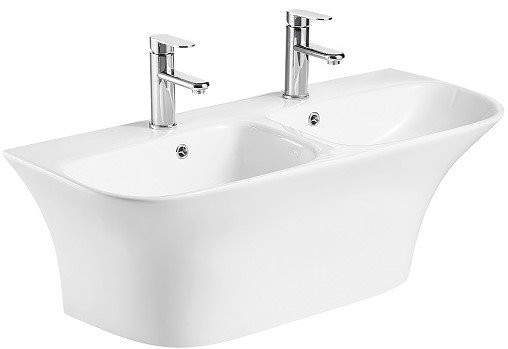 Раковина для ванной подвесная, на две чаши CeramaLux G-760