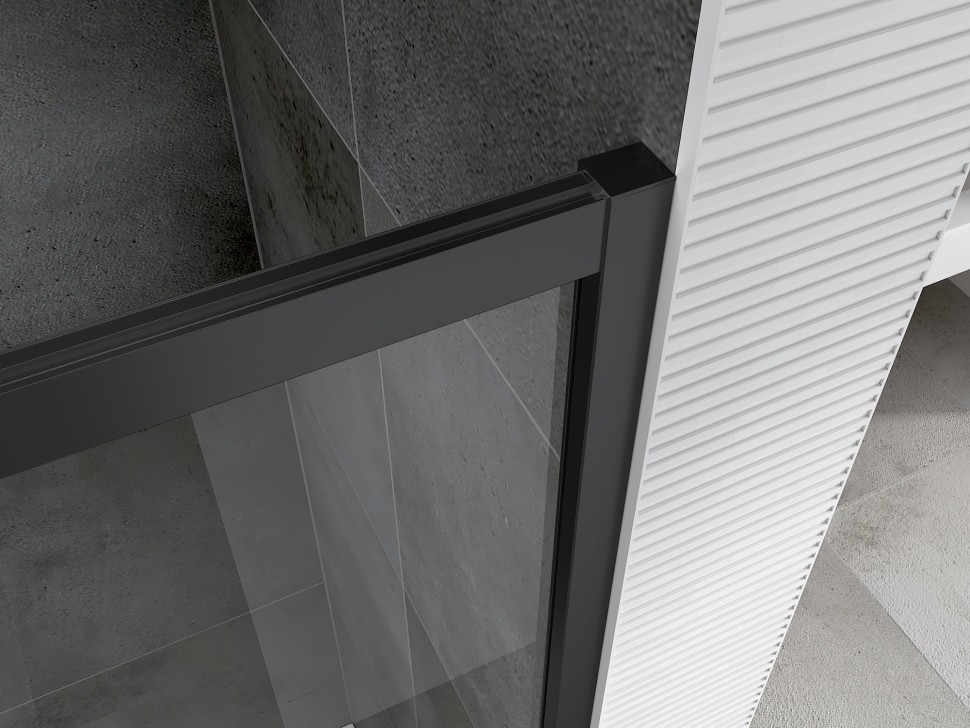 Душевая дверь ABBER Schwarzer Diamant AG30120BH