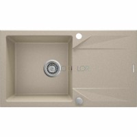 Гранитная мойка, 1-чаша с осушкой