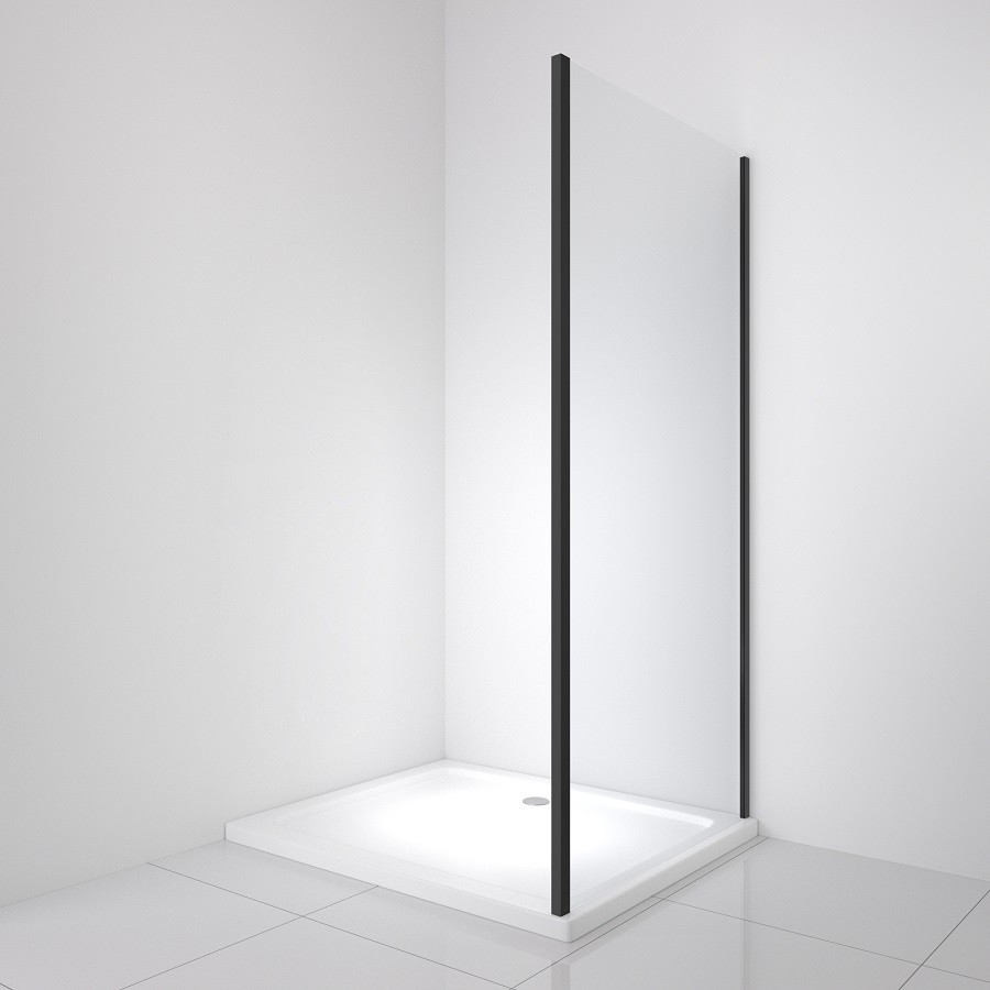 Боковая панель BelBagno LUCE-90-FIX-C-NERO