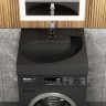Раковина над стиральной машиной Uperwood Comforty 60х60х11 см, черная матовая