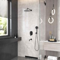 Душевой комплект BERGES VENTAS 3R BLACK, черный матовый