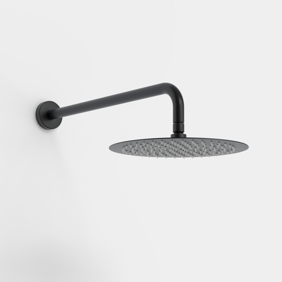Душевой комплект BERGES VENTAS 3R BLACK, черный матовый