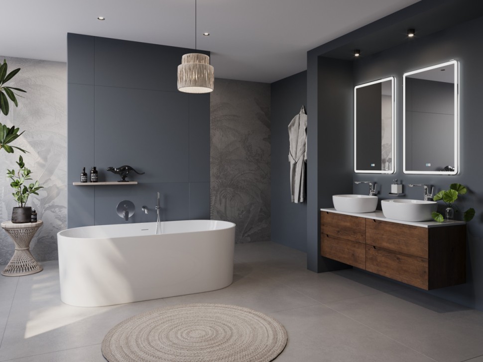 Акриловая ванна BELBAGNO BB705-1700-800