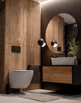 Унитаз подвесной с сиденьем SoftClose, смыв QUIET, скрытый крепеж. 520x365x360 AQM2002LPRO