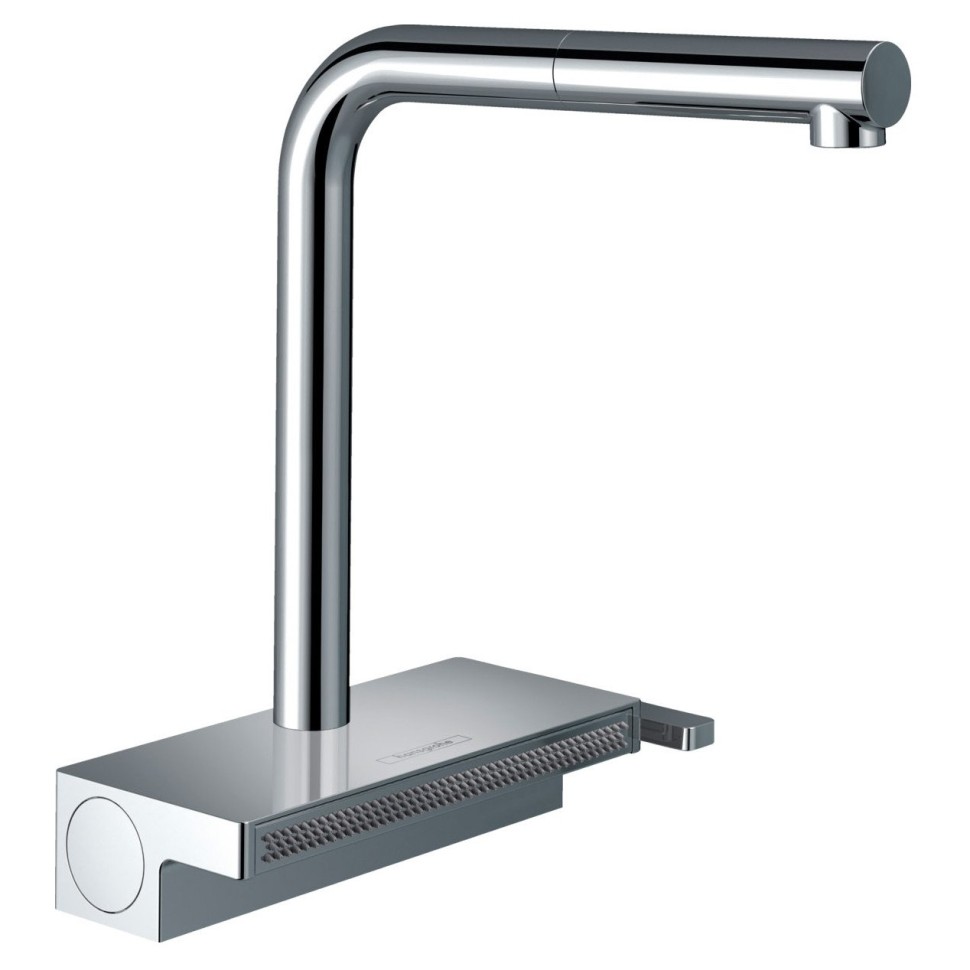Смеситель для кухни Hansgrohe Aquno Select M81 с выдвижным душем, 2jet, sBox 73830000, хром