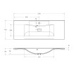 Раковина из литьевого мрамора BelBagno BB1200/450-LV-MR-PR