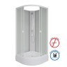Душевая кабина Niagara Promo P100/26/MT/BK (100х100х195) 4 места