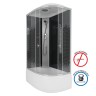 Душевая кабина Niagara Eco NG-7510-14L BLACK (120х80х215) высокий поддон(40см),стекло мозаика,4 места