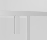 Душевой уголок Slim-N VSR-4SNP9012CLGM, 1200*900, вороненая сталь, стекло прозрачное