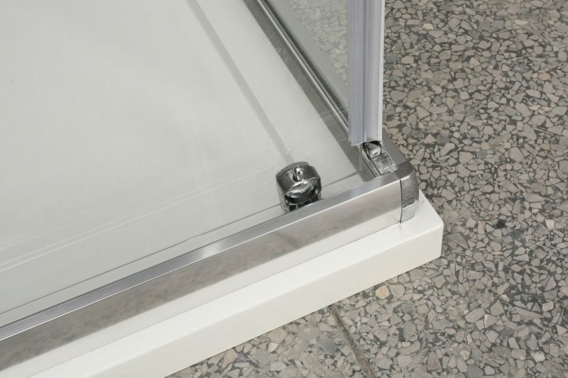 Душевой уголок BelBagno UNIQUE-AH-1-100/115-80-C-Cr