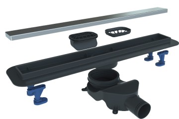Душевой лоток BELBAGNO LUCE 70 см, BB-LD-LUCE-70-CR
