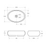 Накладная раковина BelBagno BB1085