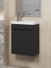 Тумба под раковину для ванной Uperwood Tanos 40 см, подвесная, черная матовая