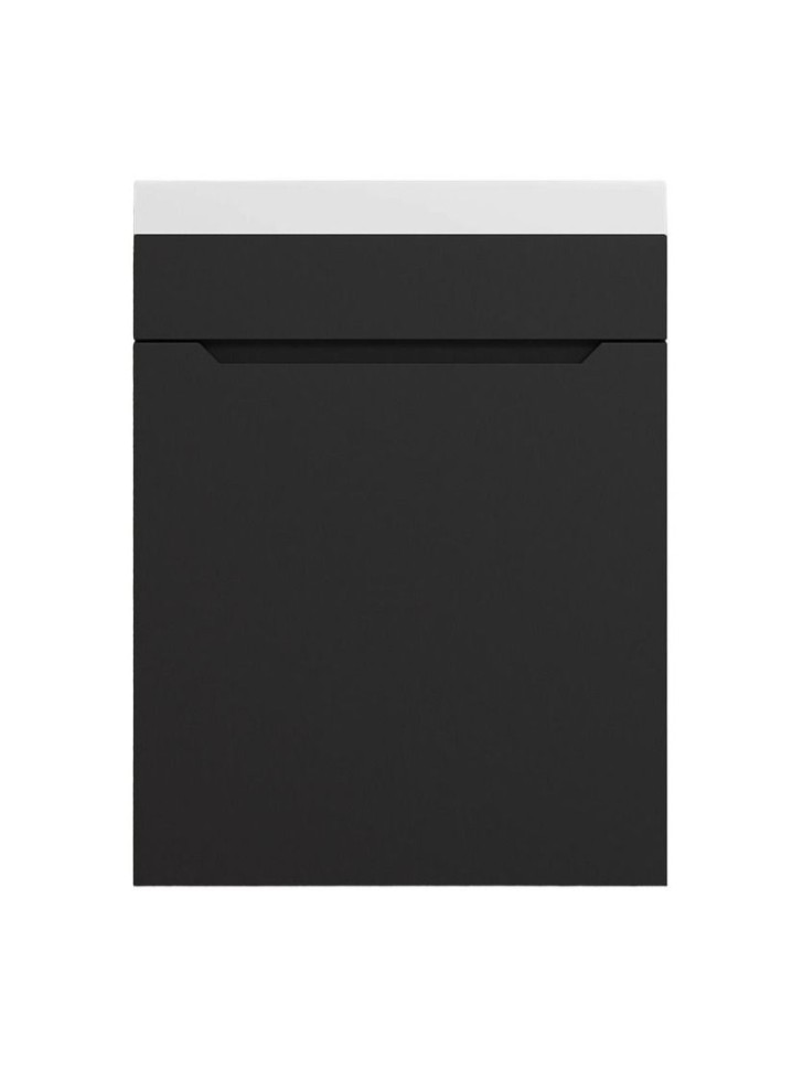 Тумба под раковину для ванной Uperwood Tanos 40 см, подвесная, черная матовая