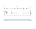 Комплект кронштейнов для крепления ног BELBAGNO BB06-SUP-1550, 1550 mm