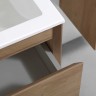 База под раковину Luka 600 подвесная, 2 выкатных ящика soft-close, N.Oak