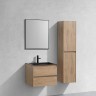 База под раковину Luka 600 подвесная, 2 выкатных ящика soft-close, N.Oak