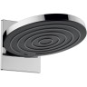 Верхний душ Hansgrohe Pulsify 260 мм., с настенным креплением, 2 режима, внешняя часть, цвет: хром/графит 24150000