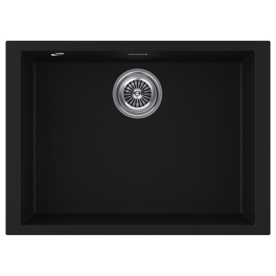 Мойка GRATO 60, ULTRAGRANIT, PM866044-BLM, BLACK, 600х440 мм, Paulmark