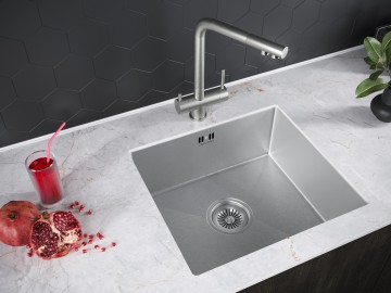 Мойка нерж. сталь VISTA 44, PM304444-BS, брашированная нерж.сталь, 440х440мм, Paulmark