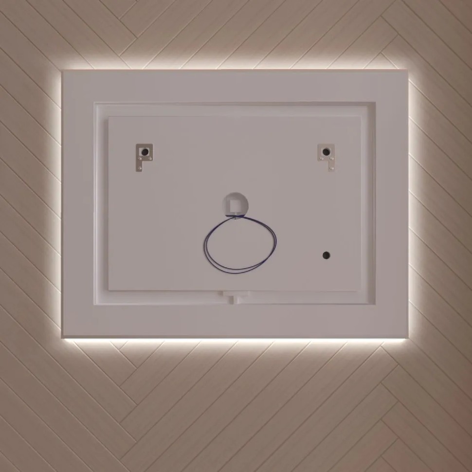 Зеркало LED OTTIMO Accord 800x700 c сенсорным выключателем и диммером