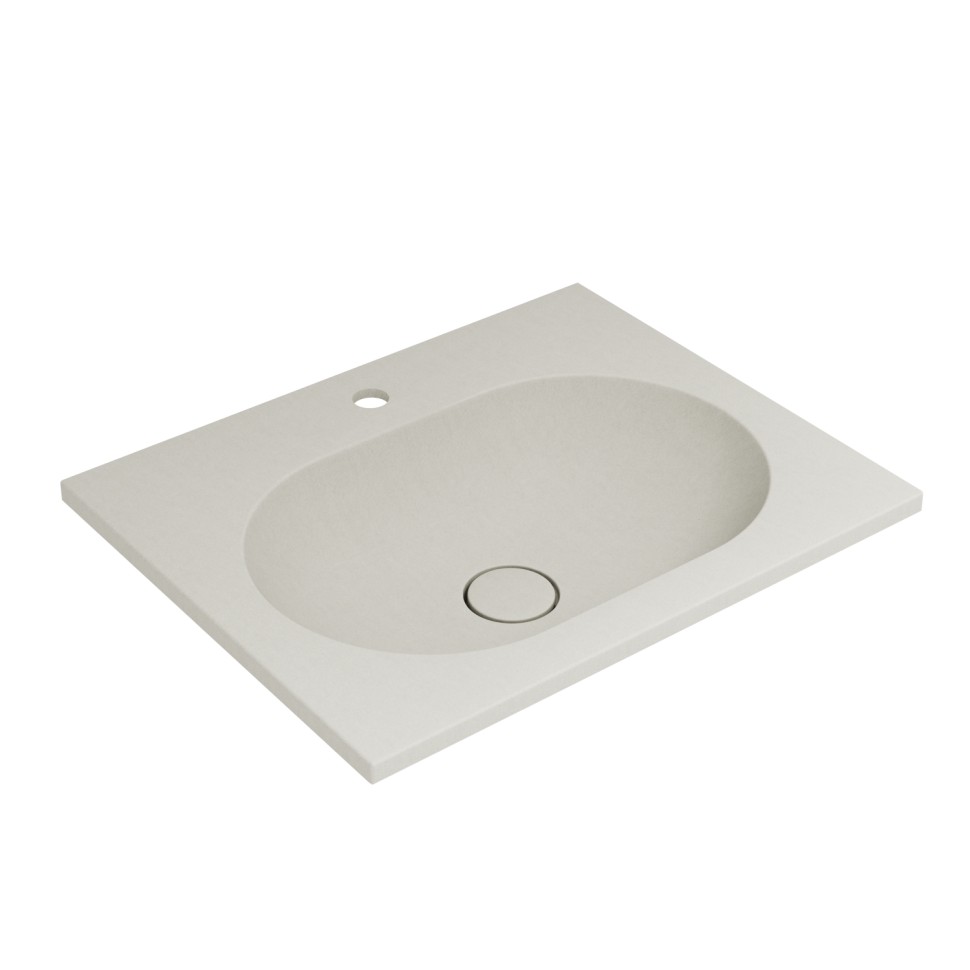 Раковина VCB-4H600G из кварца, цвет серый шёлк