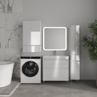 Колонна универсальная STYLE LINE "Атлантика 35" с корзиной, Люкс Плюс белый глянец  