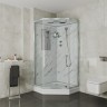 Душевая кабина Niagara Luxe NG-7702DM (100x100х210) низкий поддон(15см),дверь распашная,стенки мрамор,3 места