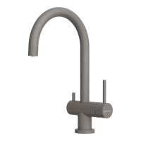 Смеситель для кухни Omoikiri Yamada-P-GR латунь/leningrad grey