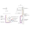 Смеситель для раковины встроенный, сенсорный Timo Torne 4373/17SM золото матовое