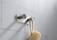 Вешалка-2 крючка Timo Saona 13014/13 никель