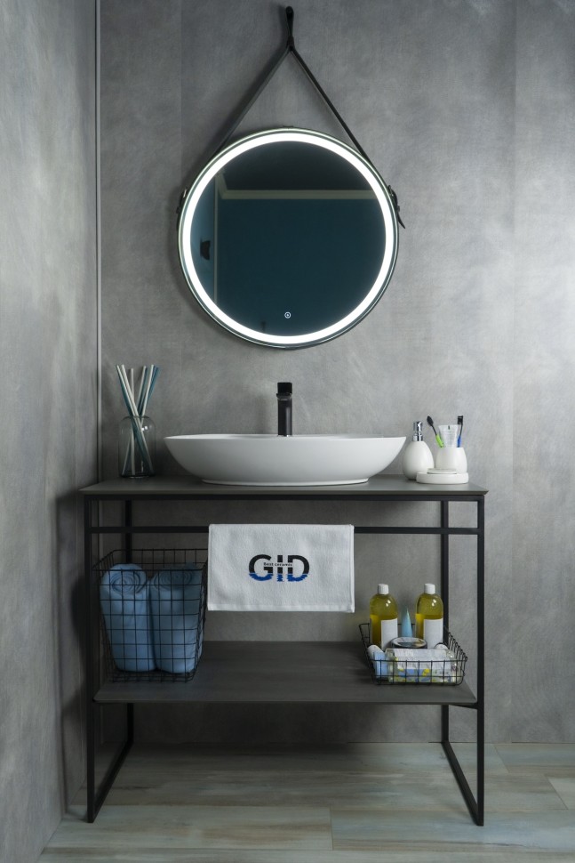 Раковина Gid N9438 51151 накладная белая 65x43x12