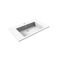 Раковина для ванной Uperwood Megan 80х48х16,5 см, белая матовая