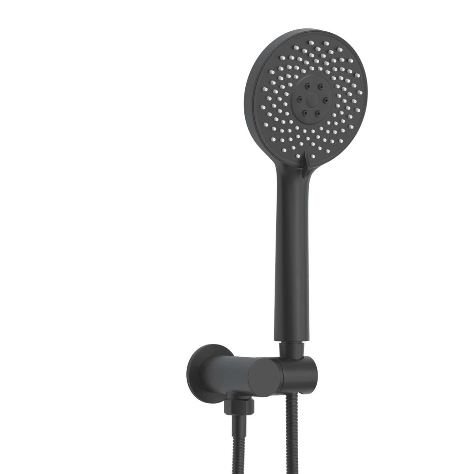 Душевой комплект BERGES VENTAS 3O BLACK, черный матовый