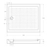 Акриловый поддон CEZARES TRAY-A-AH-120/100-15-W