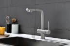 Смеситель для кухни SERPENTINE, графит, Se213222-DG, Paulmark