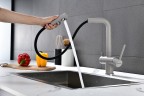 Смеситель для кухни SERPENTINE, графит, Se213222-DG, Paulmark