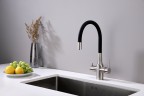 Смеситель для кухни Salix никель, Sa213419-NI(BS), Paulmark