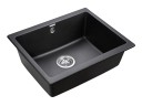 Мойка GERA 60, IT-GRANIT, PM205546-BL, черный, 555х460, подст. мон. Paulmark