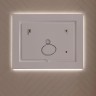 Зеркало LED OTTIMO Accord 900x700 c сенсорным выключателем и диммером