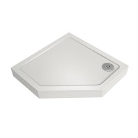 Экран для поддона PP, алюминий, белый, 880x880x100