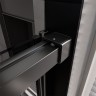 Душевой угол Veconi Premium Trento PTC-SP-40B, 1300х1000x2000, черный матовый, стекло прозрачное