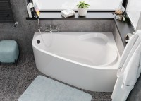 Акриловая ванна VAGNERPLAST SELENA 160x105 Right